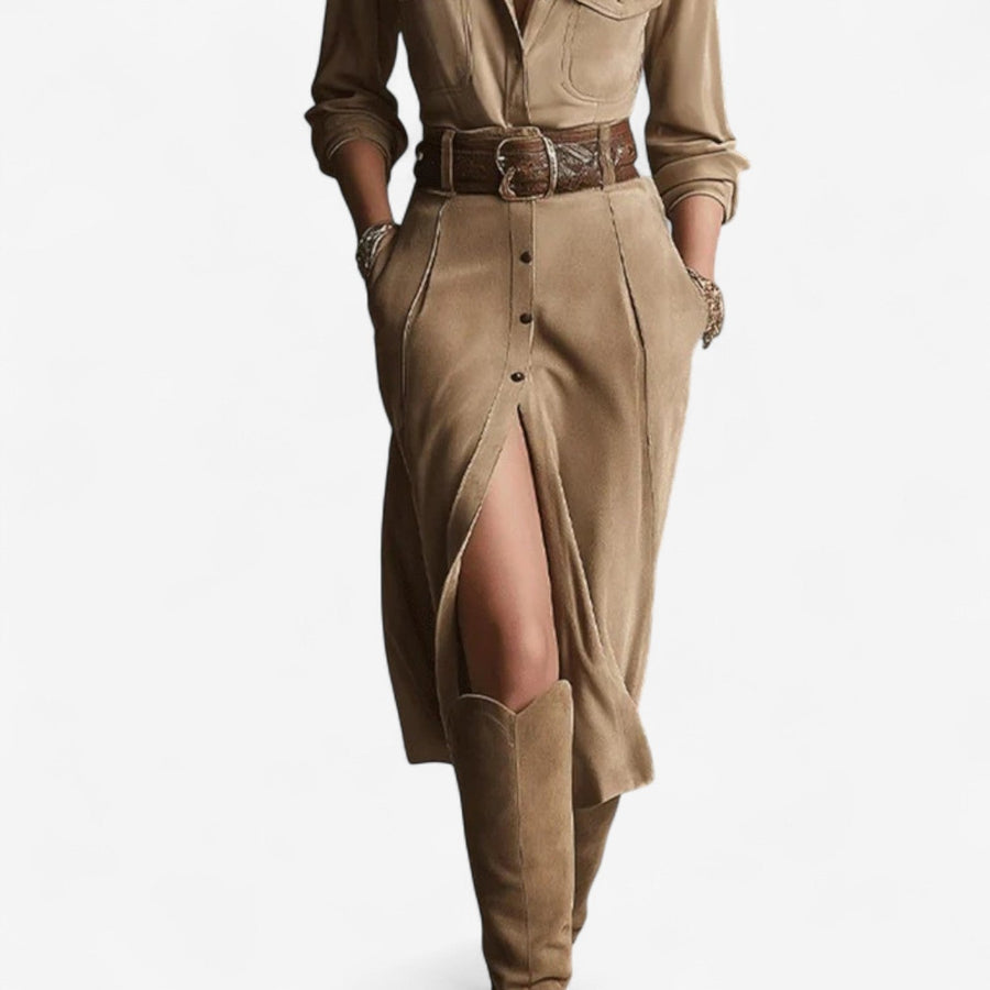 Cathy™ Abito camicia con cintura
