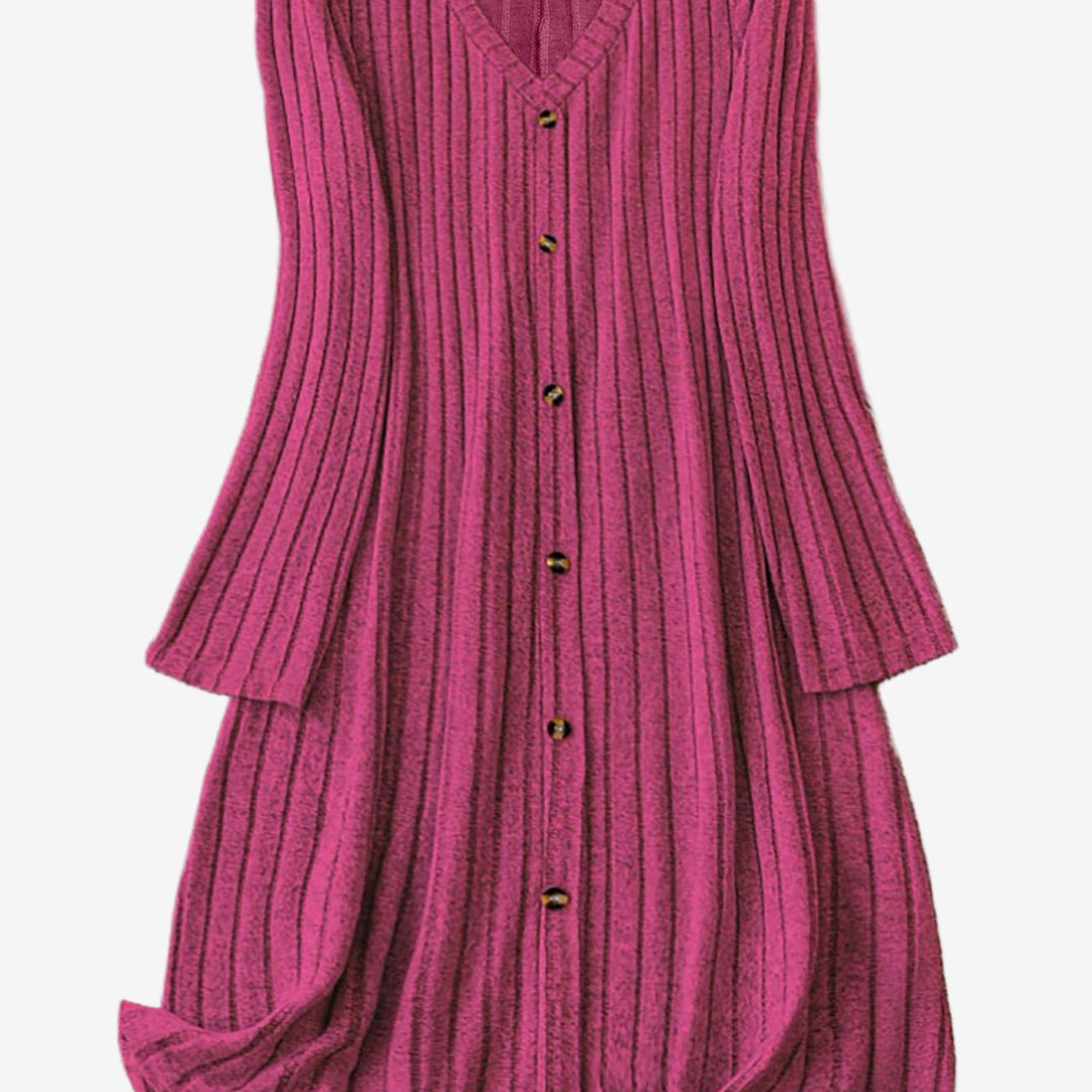 Veronie™ Abito in maglia svasata