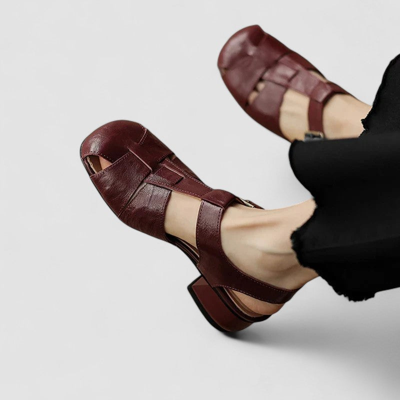 AMELIA™|SCARPE ORTOPEDICHE MARY JANE IN VERA PELLE