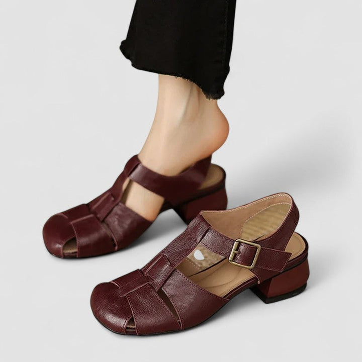 AMELIA™|SCARPE ORTOPEDICHE MARY JANE IN VERA PELLE