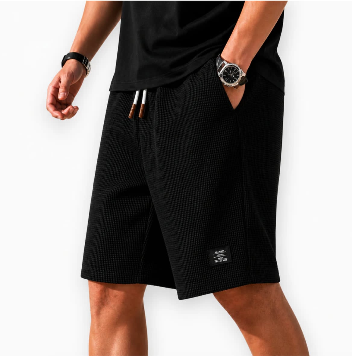 Antonio™ | Bermuda Capri Waffle da Uomo