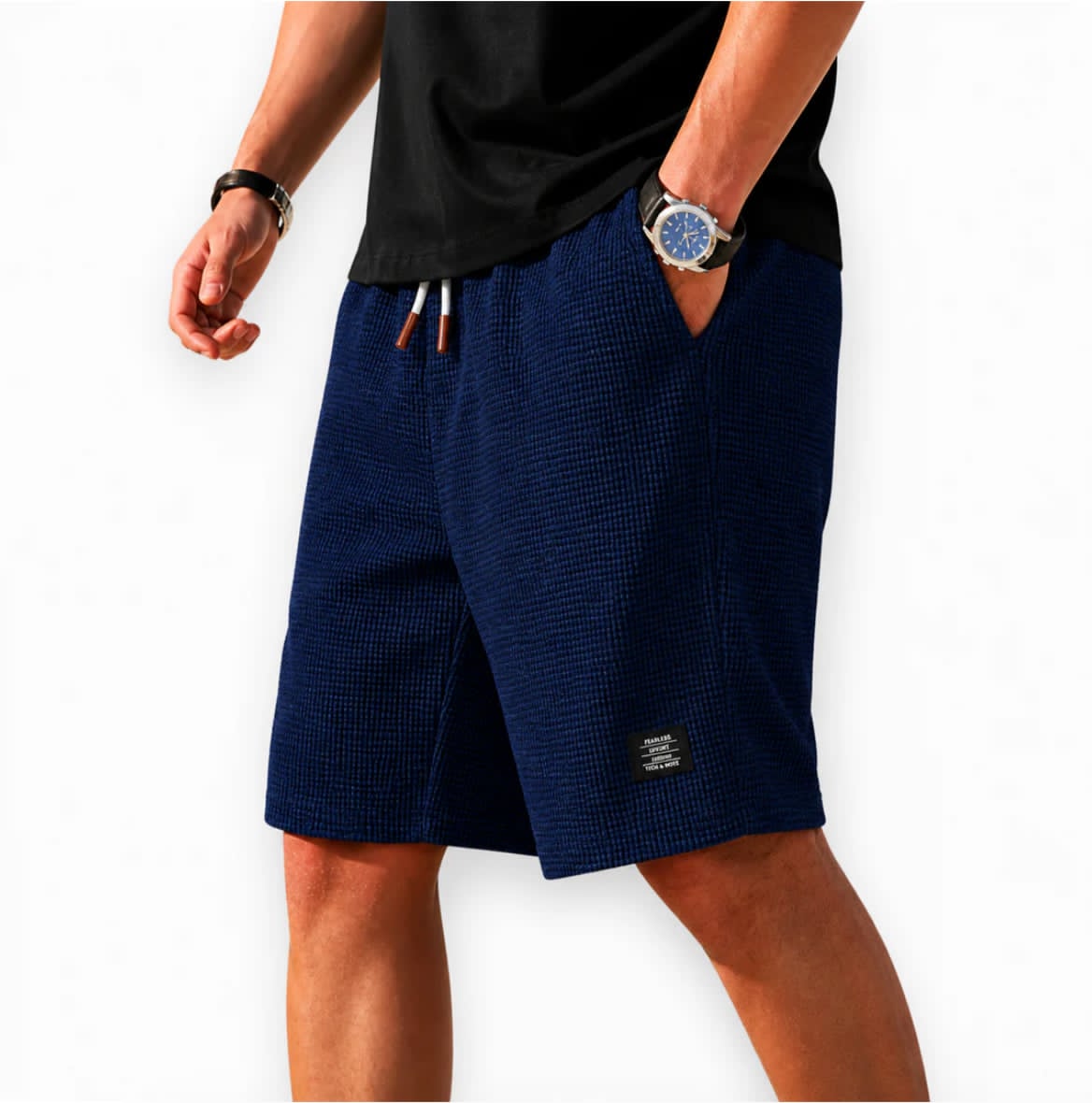 Antonio™ | Bermuda Capri Waffle da Uomo