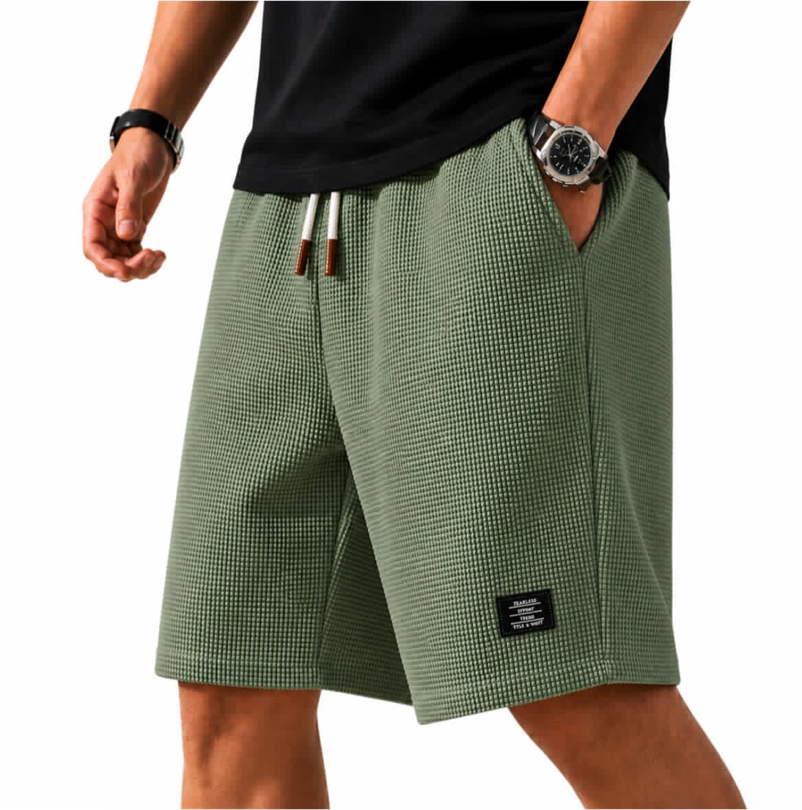 Antonio™ | Bermuda Capri Waffle da Uomo