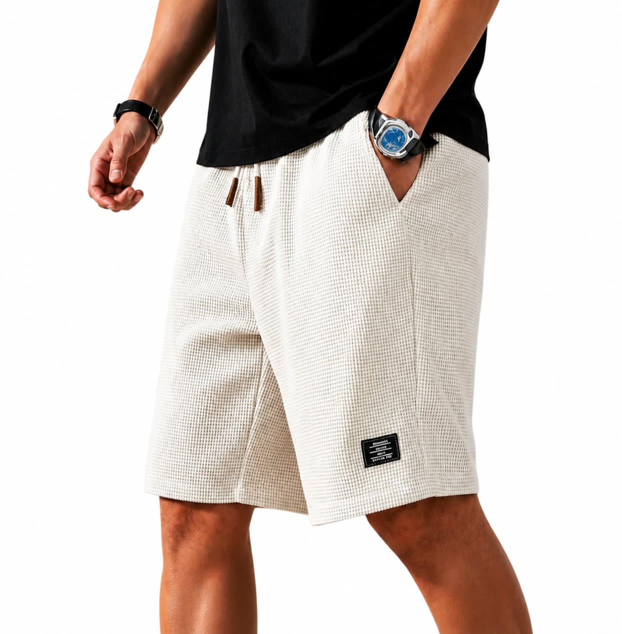Antonio™ | Bermuda Capri Waffle da Uomo
