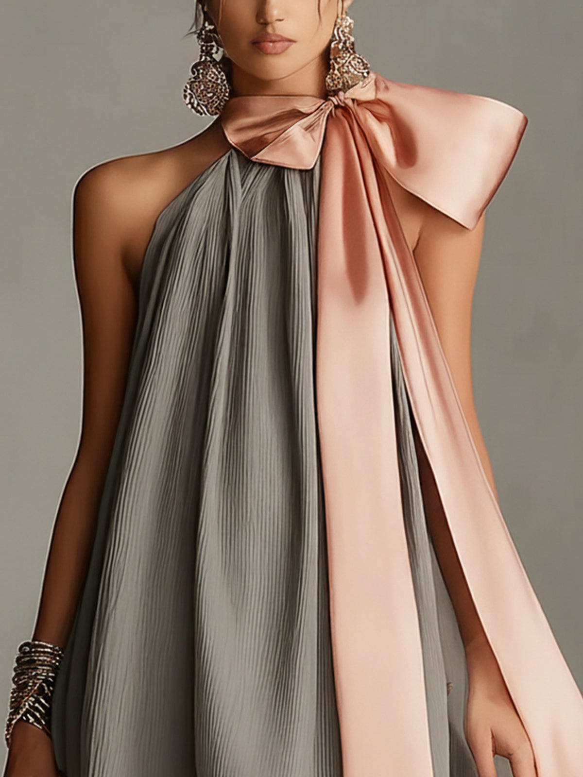 Beatrice™ | Abito Elegante con Fiocco