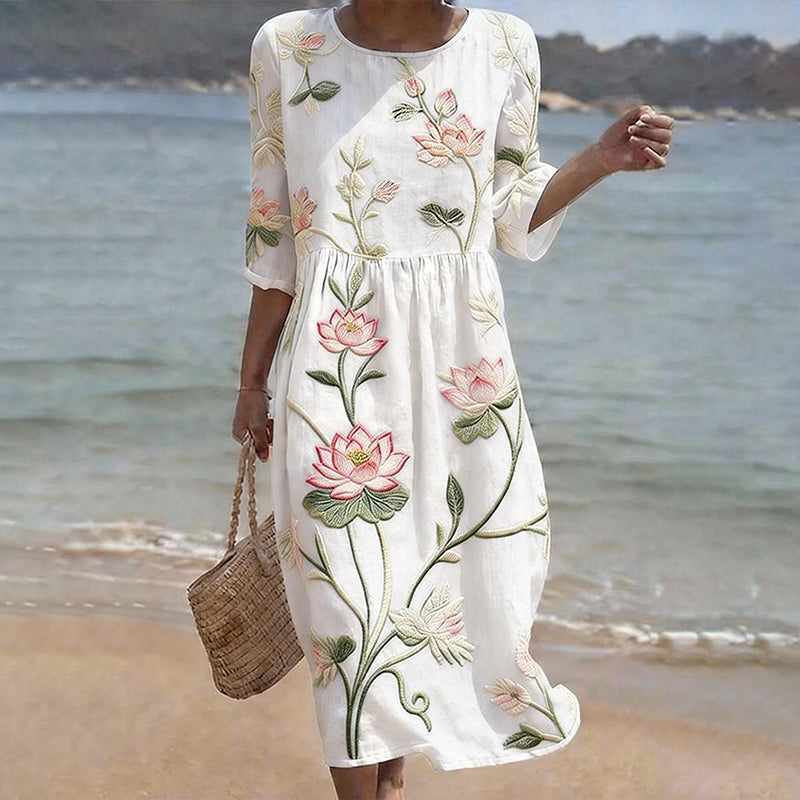 Lavinia™ | Abito Lungo Floreale