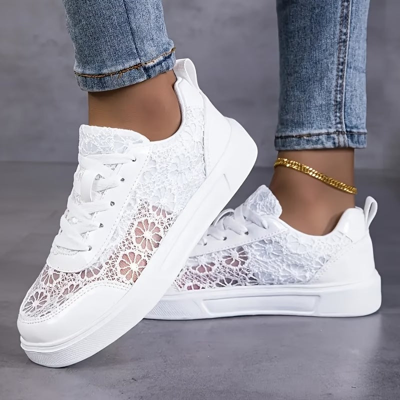 Serena™ | Sneakers in Pizzo Floreale