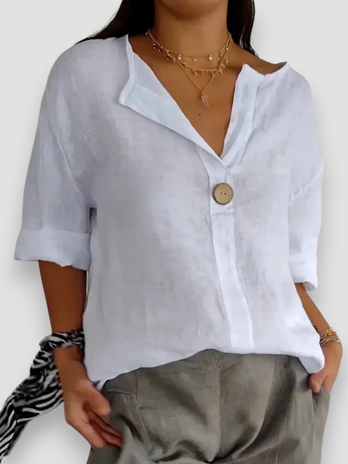 Vellania | Top casual a V elegante