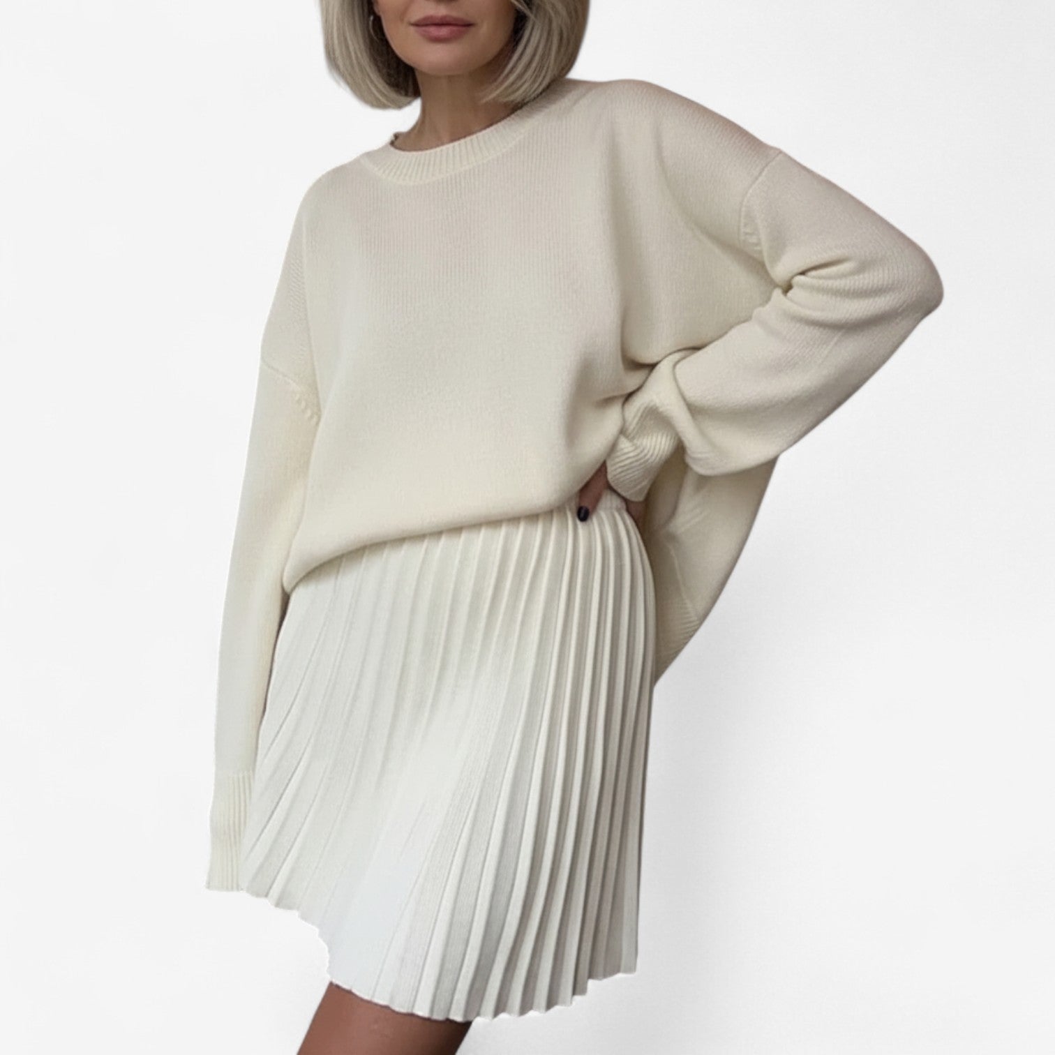 Marie™ Completo maglione plissettato
