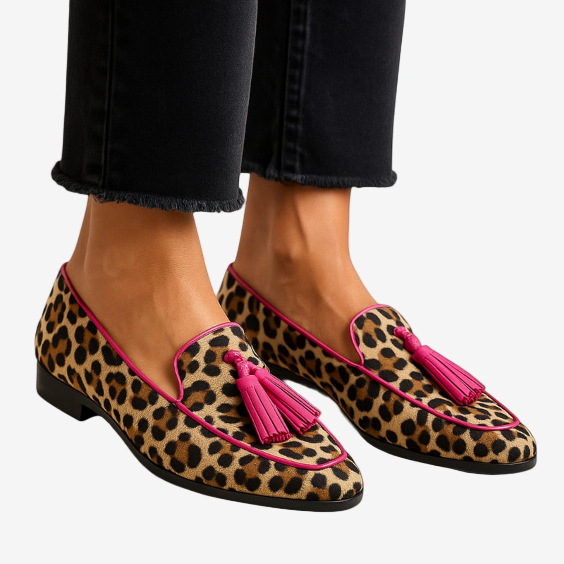 Lana™ Mocassini con stampa leopardata