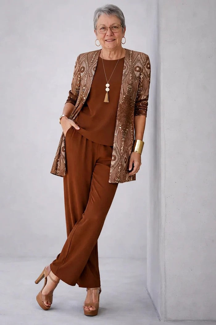 Elena™ | Completo Elegante Tre Pezzi Classico