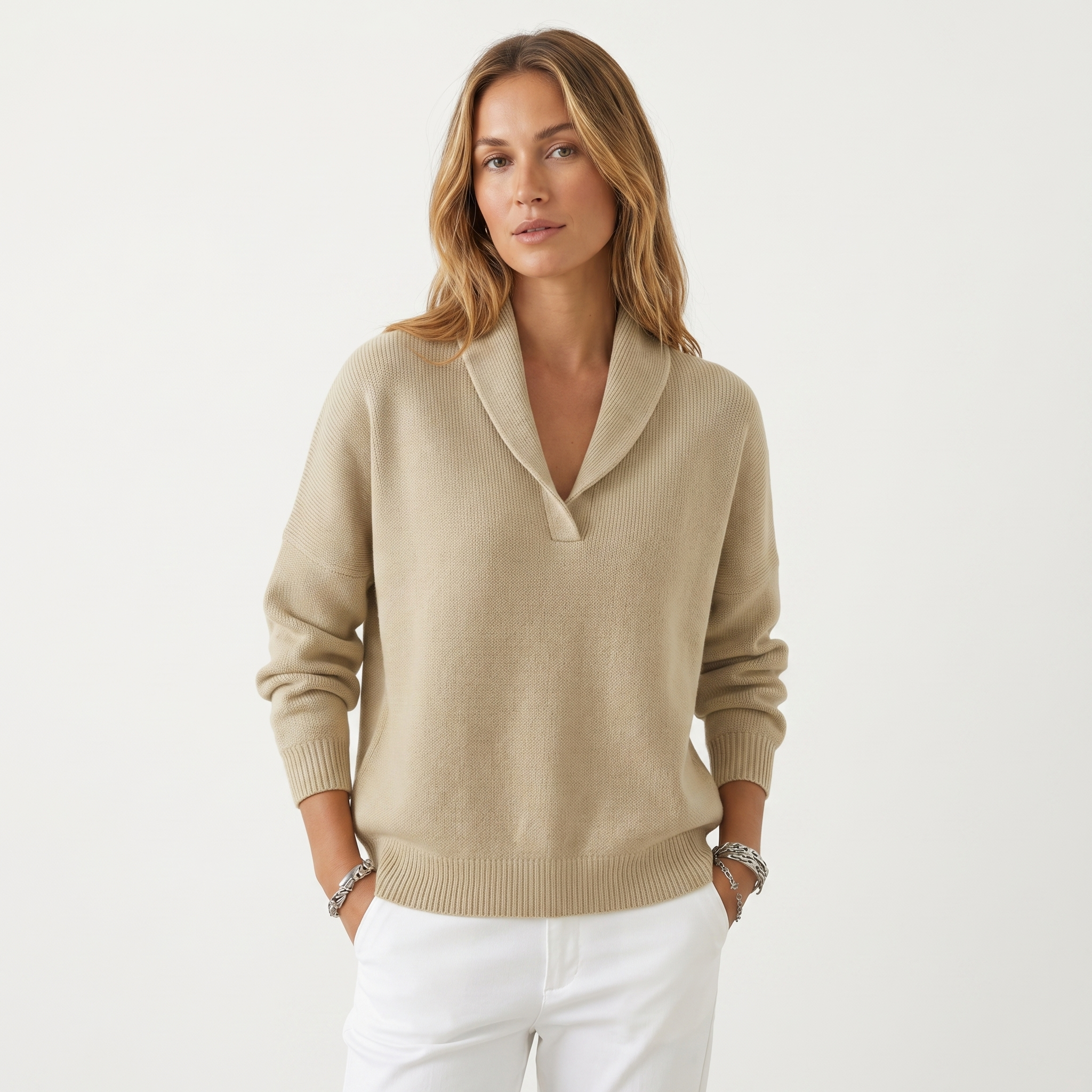Elena™ | Maglia Elegante con Scollo a V