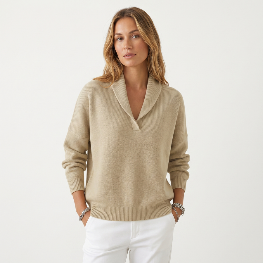 Elena™ | Maglia Elegante con Scollo a V