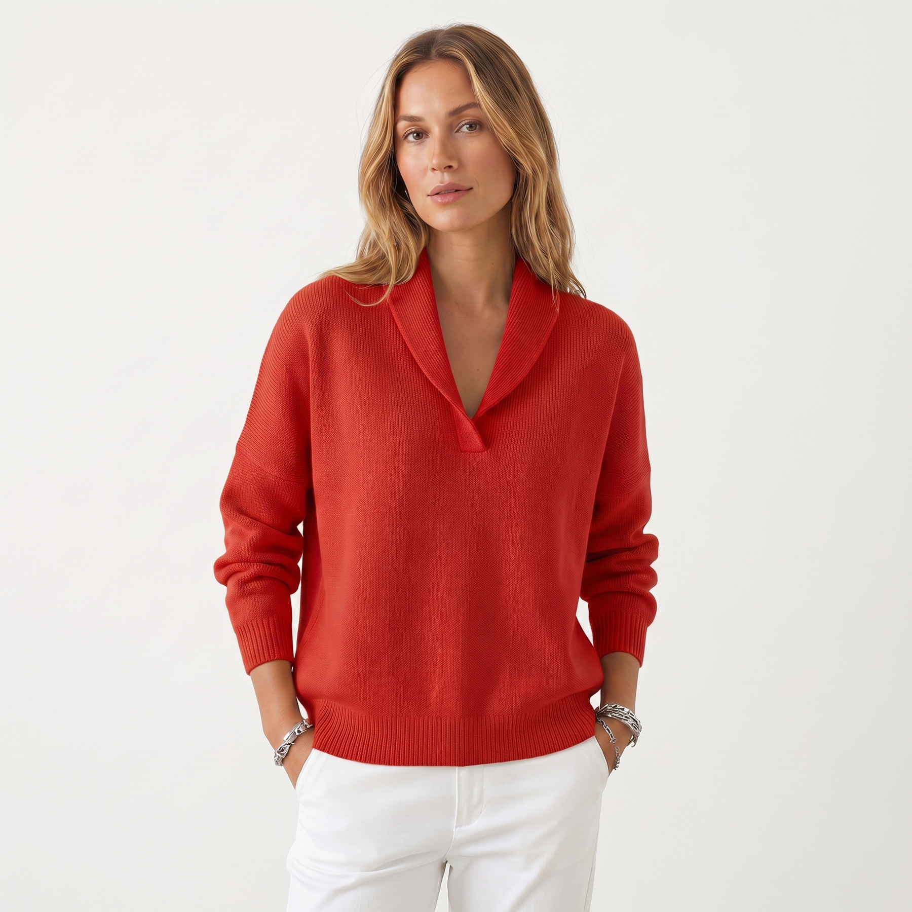 Elena™ | Maglia Elegante con Scollo a V