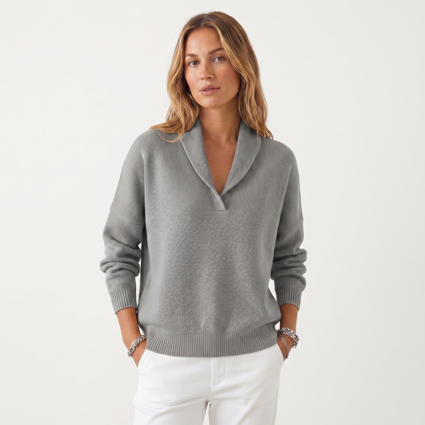 Elena™ | Maglia Elegante con Scollo a V
