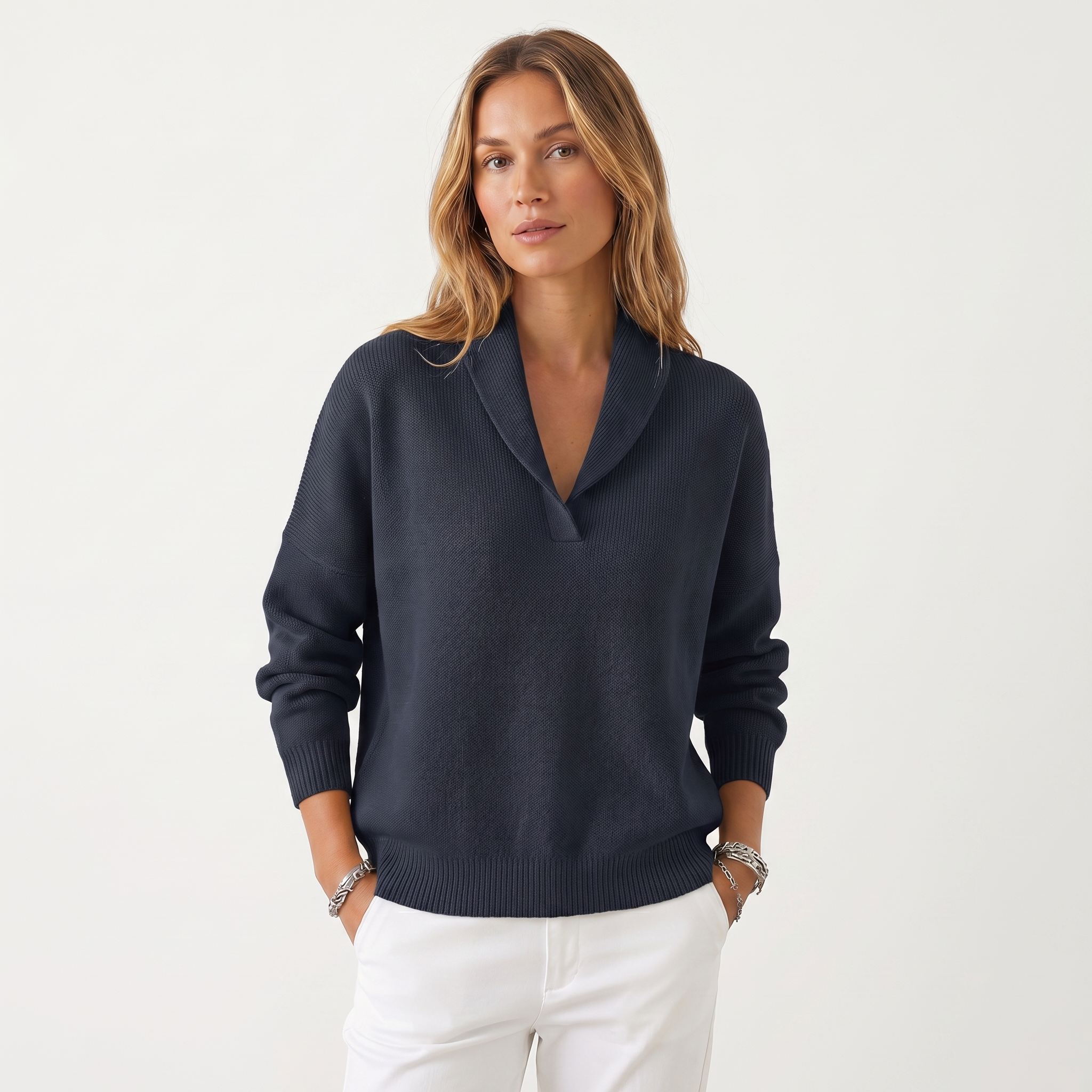 Elena™ | Maglia Elegante con Scollo a V