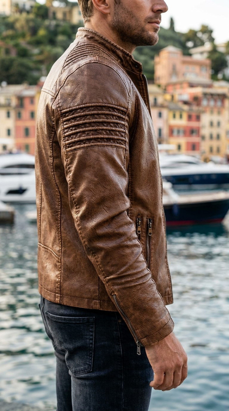 Lorenzo™ | Giacca Elegante Stile Biker