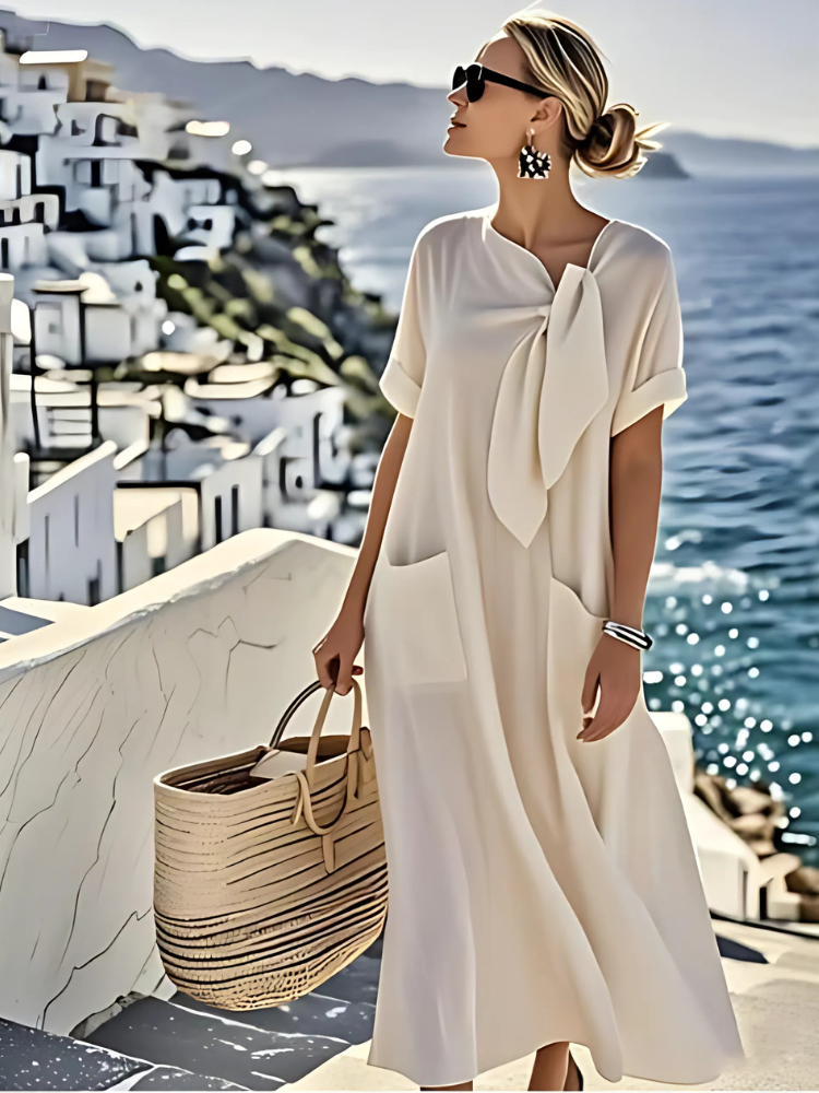 Vestito Ella Elegante con Tasche