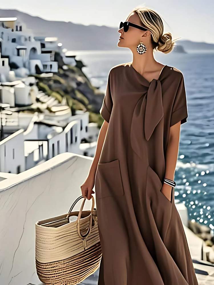 Vestito Ella Elegante con Tasche