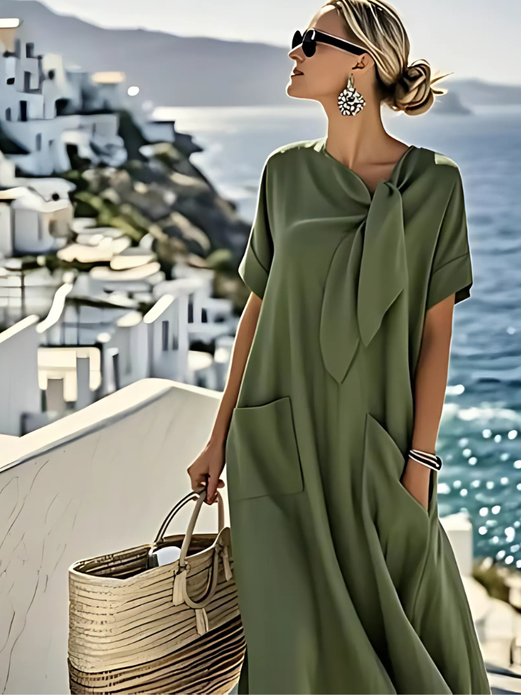 Vestito Ella Elegante con Tasche