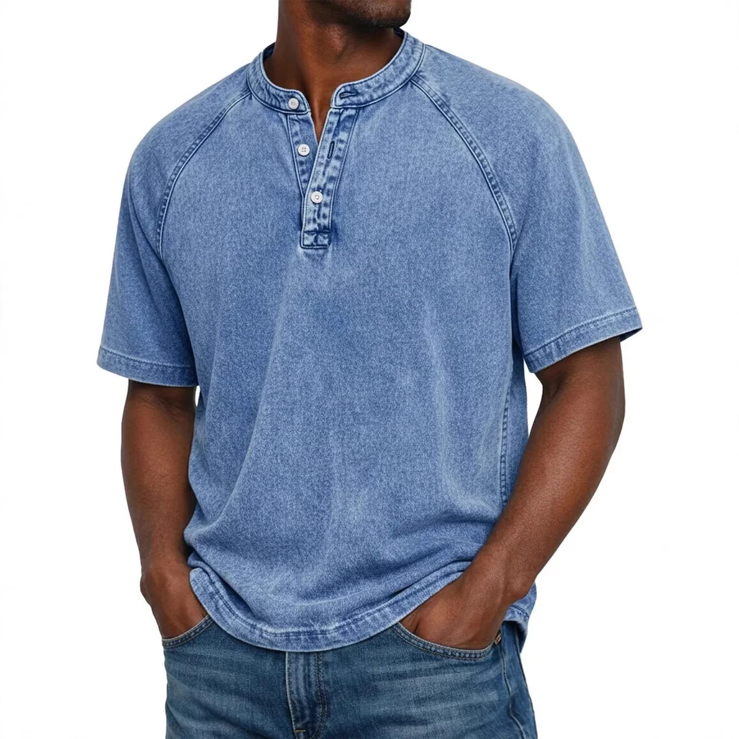 Lorenzo™ | Maglia Henley Casual