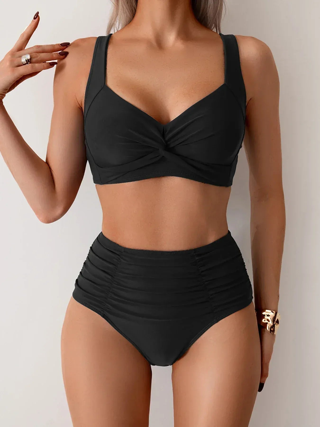 Sofia™ | Bikini a Vita Alta Elegante