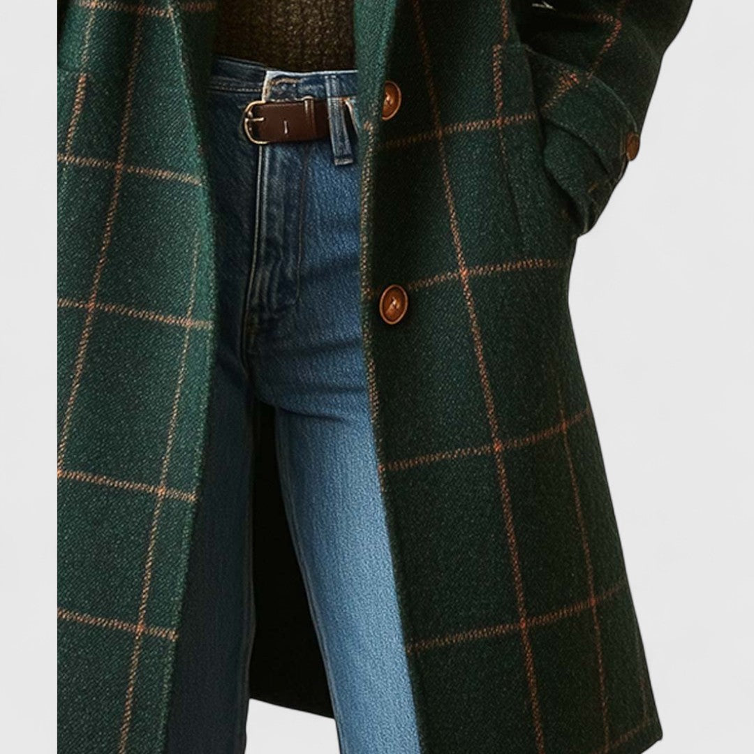 Elisa™ – Cappotto Classico a Quadri
