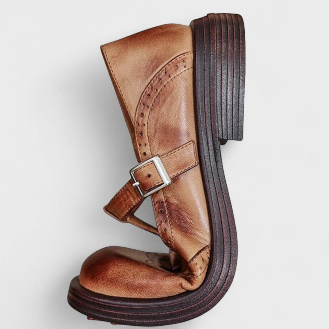 Elisa - Eleganza e Comfort delle Scarpe con Tacco in Pelle