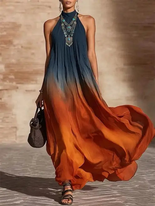 Paula™ | Abito Lungo Elegante Sfumato